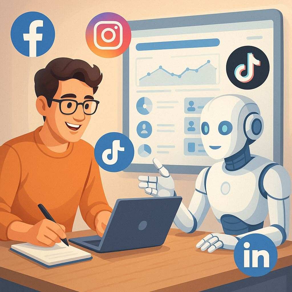 Human-AI Collaboration in Social Networking and Technology – Scuttle Pad