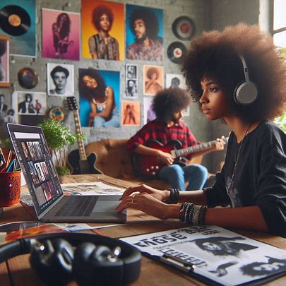 musician creating music