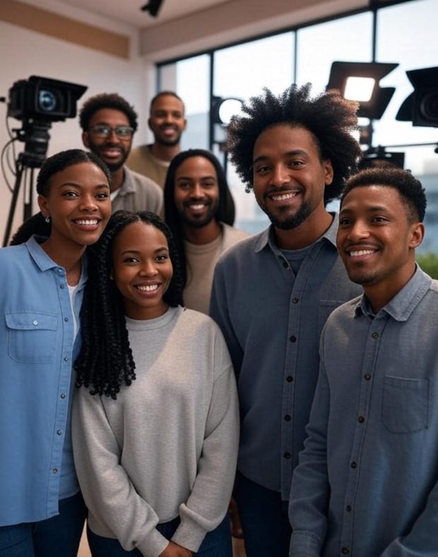 youtube creators collaborating as a team